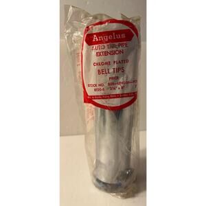 Angelus Auto Tail Pipe Extension Chome Plated Bell Tips BT20-8 2 1/8x8"